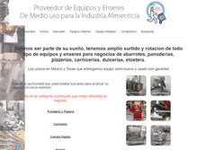 Tablet Screenshot of equiposalimenticios.com